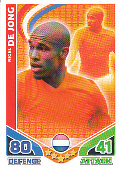 Nigel de Jong Netherlands 2010 World Cup Match Attax #122